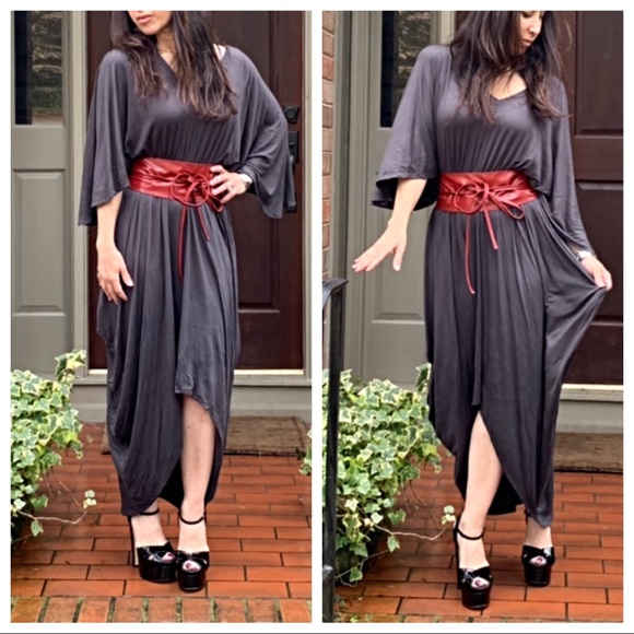 ✨LAST ONE✨Ash grey caftan dress - Picture 5 of 8